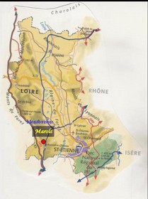 Carte de la Loire