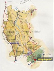 Carte de la Loire